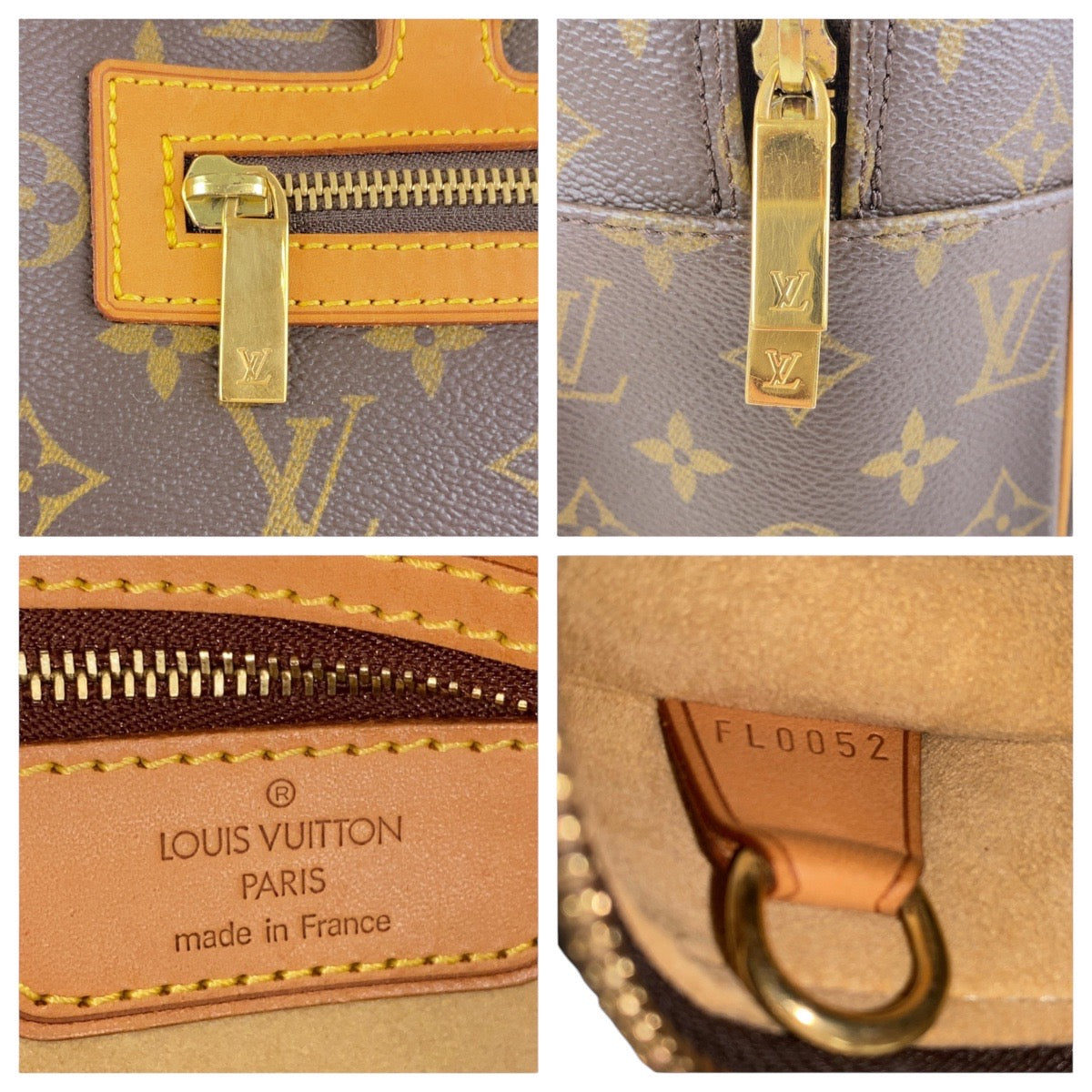 14729
LOUIS VUITTON ルイヴィトン モノグラム シテGM ブラウン ゴールド金具 PVC / レザー M51181 ショルダーバッグ  レディース AB56