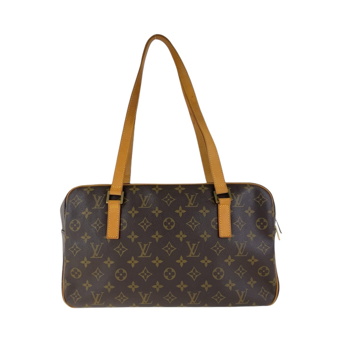 14729
LOUIS VUITTON ルイヴィトン モノグラム シテGM ブラウン ゴールド金具 PVC / レザー M51181 ショルダーバッグ  レディース AB56