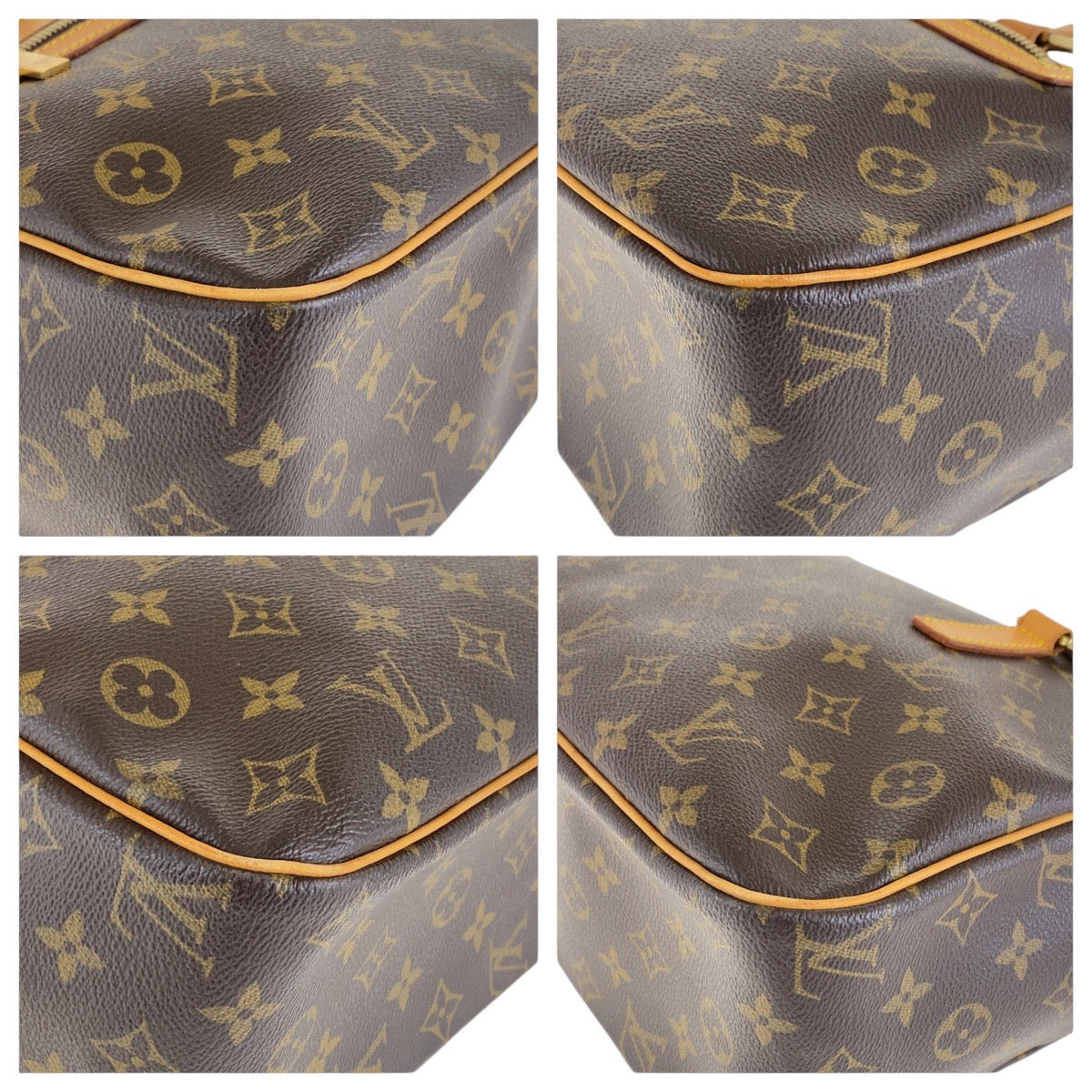14729
LOUIS VUITTON ルイヴィトン モノグラム シテGM ブラウン ゴールド金具 PVC / レザー M51181 ショルダーバッグ  レディース AB56
