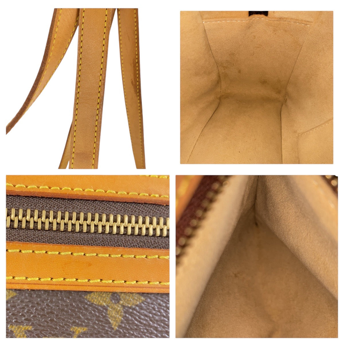 14729
LOUIS VUITTON ルイヴィトン モノグラム シテGM ブラウン ゴールド金具 PVC / レザー M51181 ショルダーバッグ  レディース AB56