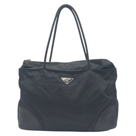 14731
PRADA プラダ テスート 三角ロゴ ブラック 黒 ナイロン トートバッグ ショルダーバッグ ハンドバッグ 男女兼用 レディース AB32