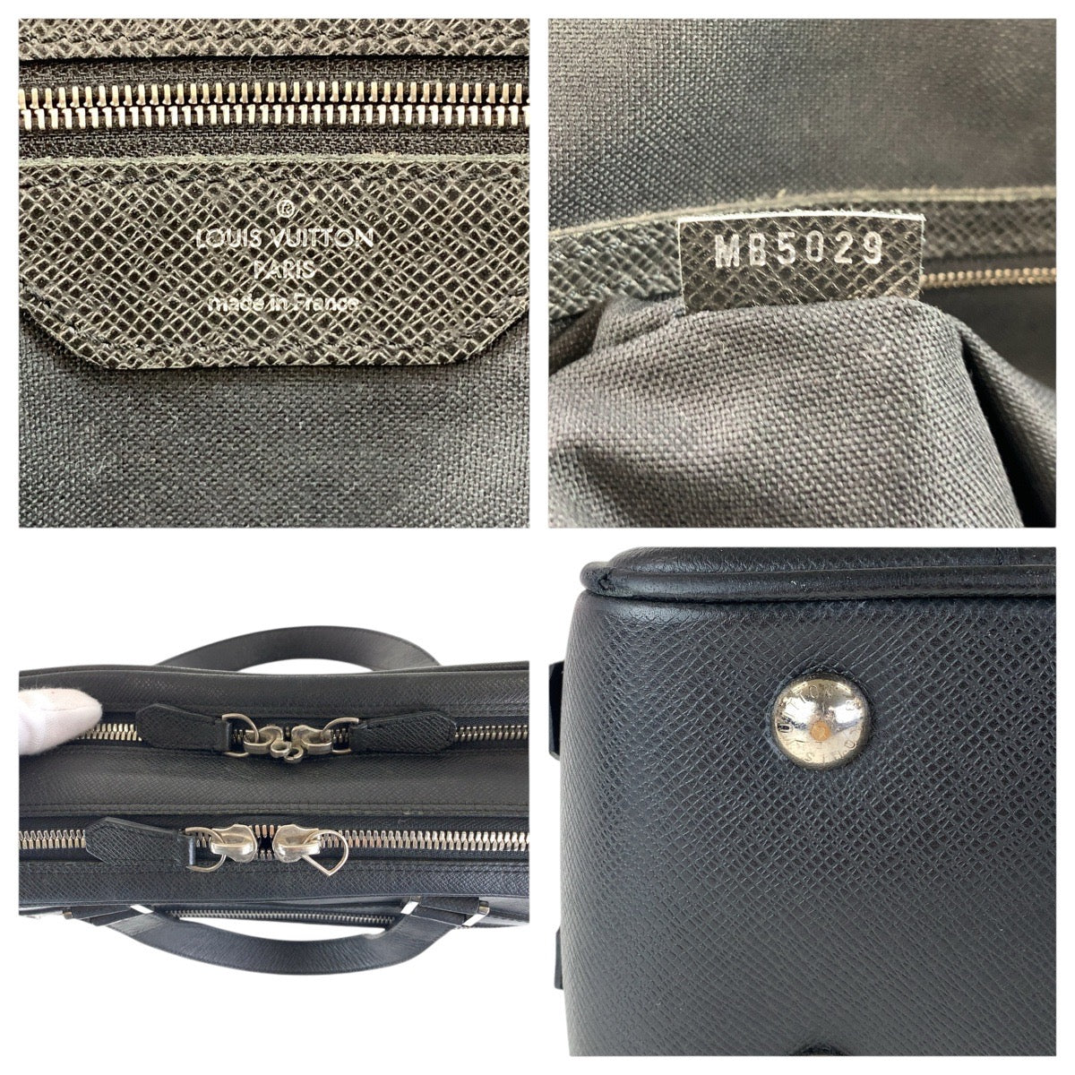 14733
LOUIS VUITTON ルイヴィトン タイガ アレクサンダー アルドワーズ ブラック 黒 シルバー金具 レザー M31162 ビジネスバッグ ブリーフケース 2way  メンズ