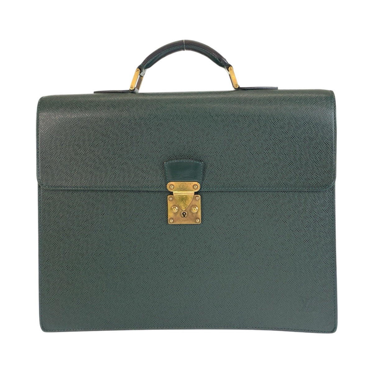 14735
LOUIS VUITTON ルイヴィトン タイガ モスコバ エピセア ダークグリーン ゴールド金具 レザー M30034 ビジネスバッグ ブリーフケース  メンズ