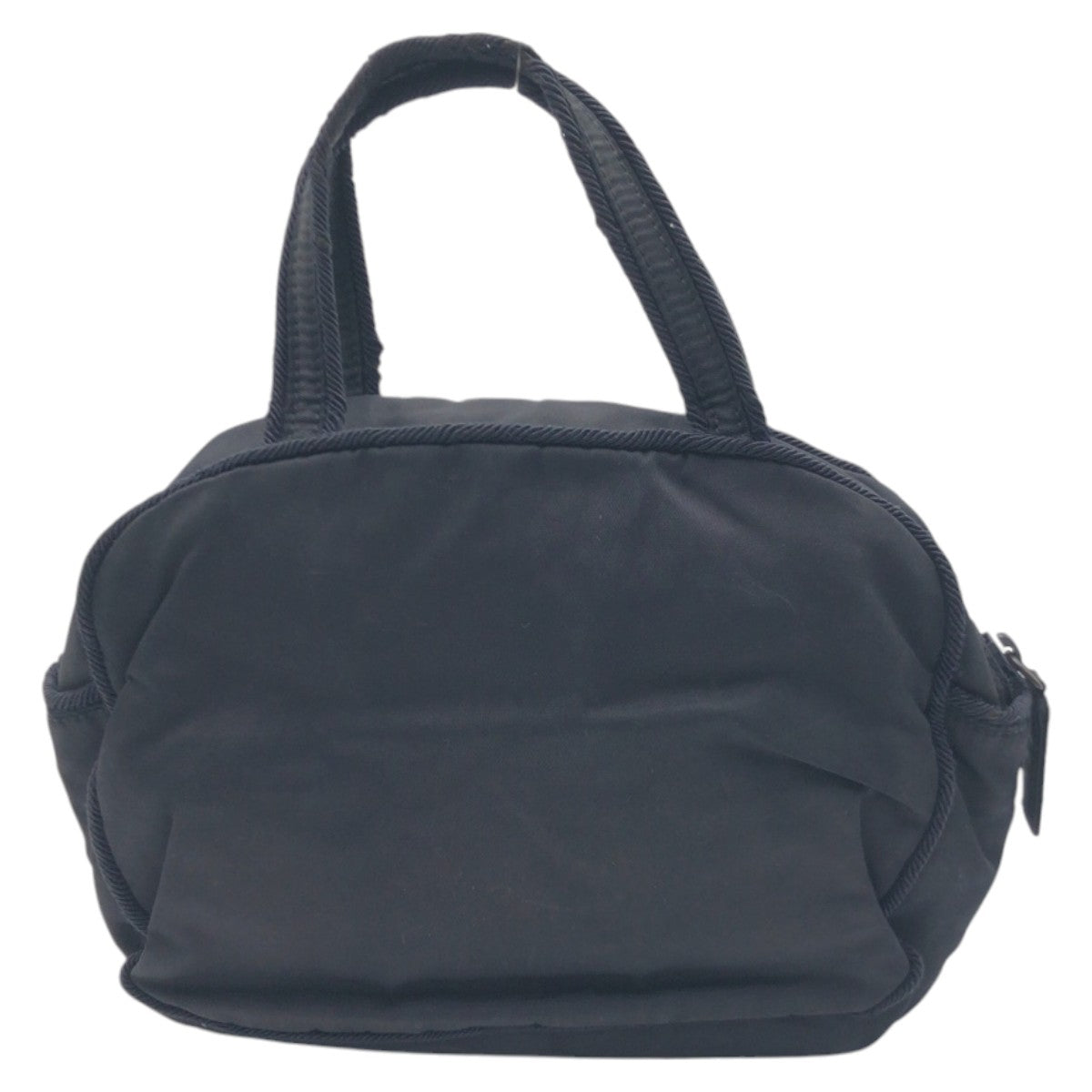 14738
PRADA プラダ テスート ビーズロゴ ネイビー ナイロン ハンドバッグ  レディース AB19