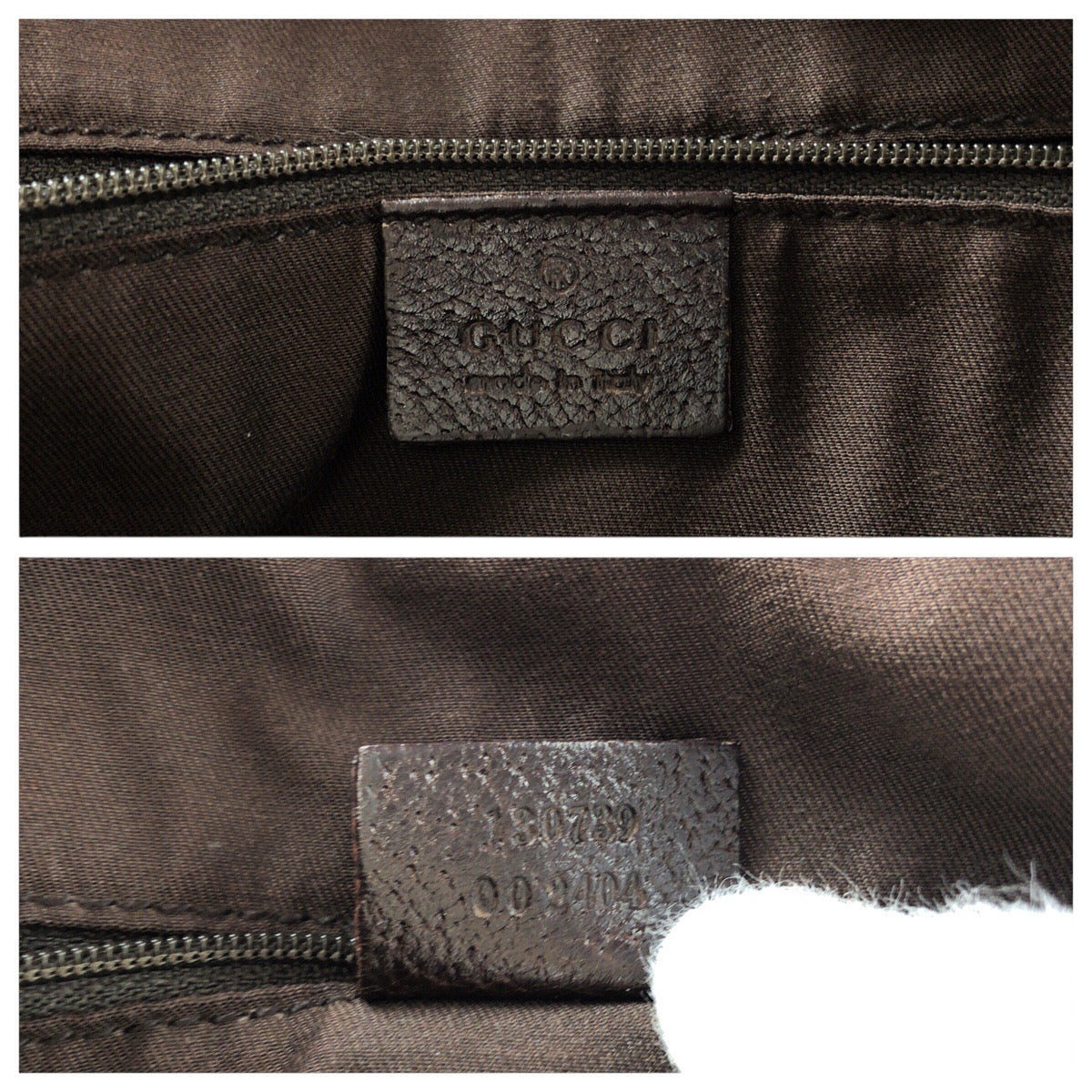 14739
GUCCI グッチ アビー ブラウン ゴールド金具 GGキャンバス / レザー 130739 トートバッグ ハンドバッグ  レディース