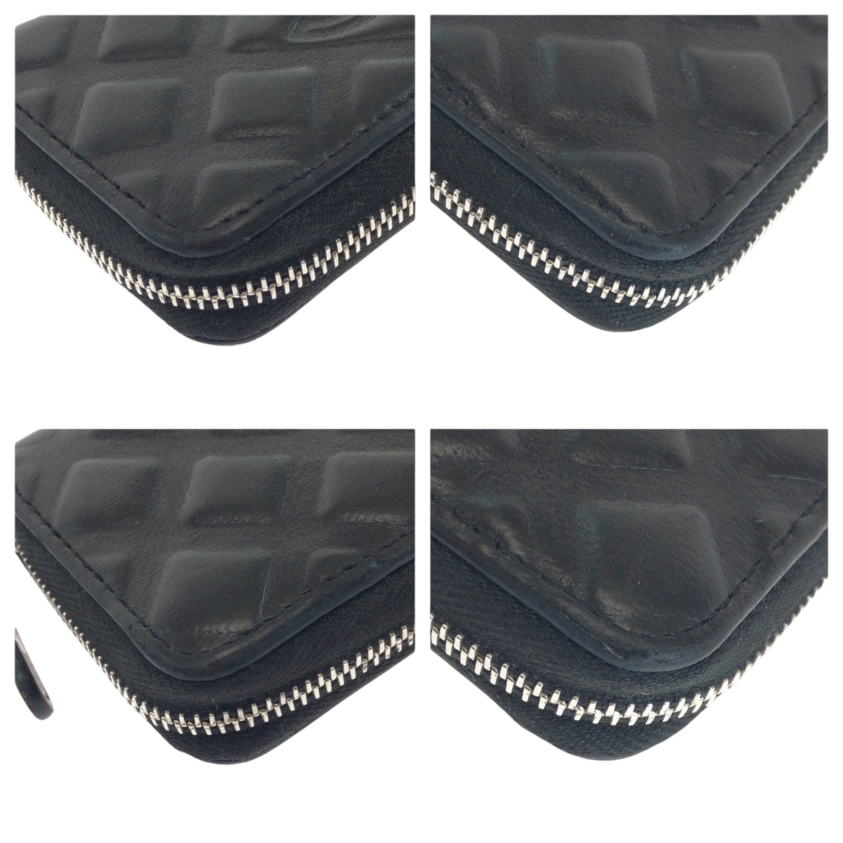 14740
CHANEL シャネル ココマーク ブラック 黒 シルバー金具 コインケース フラグメントケース  レディース