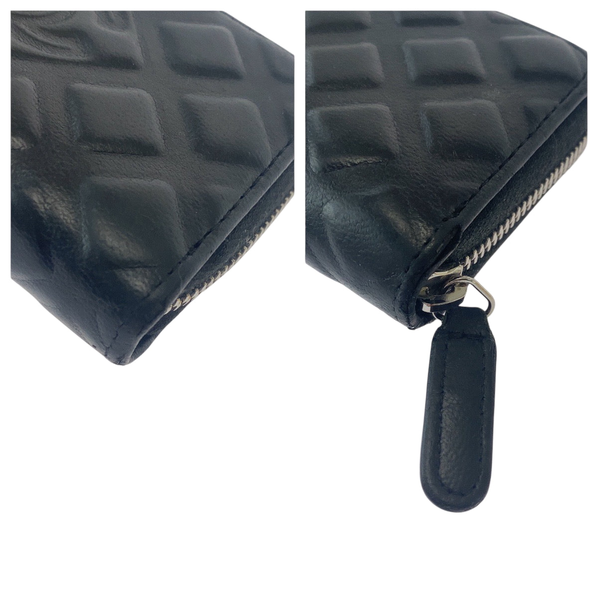 14740
CHANEL シャネル ココマーク ブラック 黒 シルバー金具 コインケース フラグメントケース  レディース