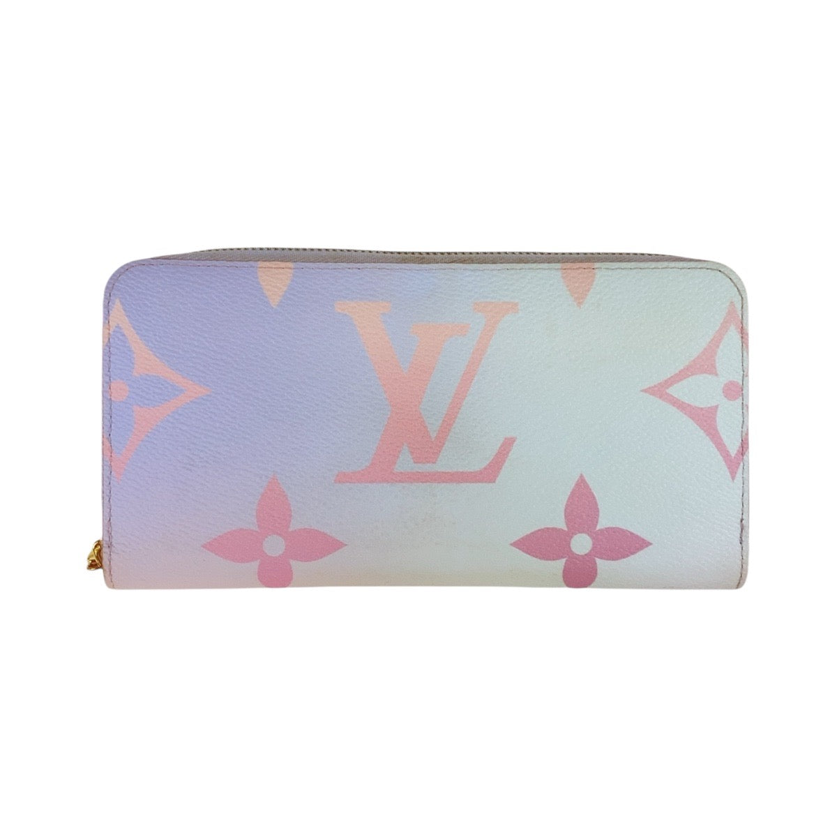 14746
LOUIS VUITTON ルイヴィトン モノグラム サンライズ ジッピーウォレット マルチカラー パステルピンク PVC M81340 長財布 ロングウォレット  レディース