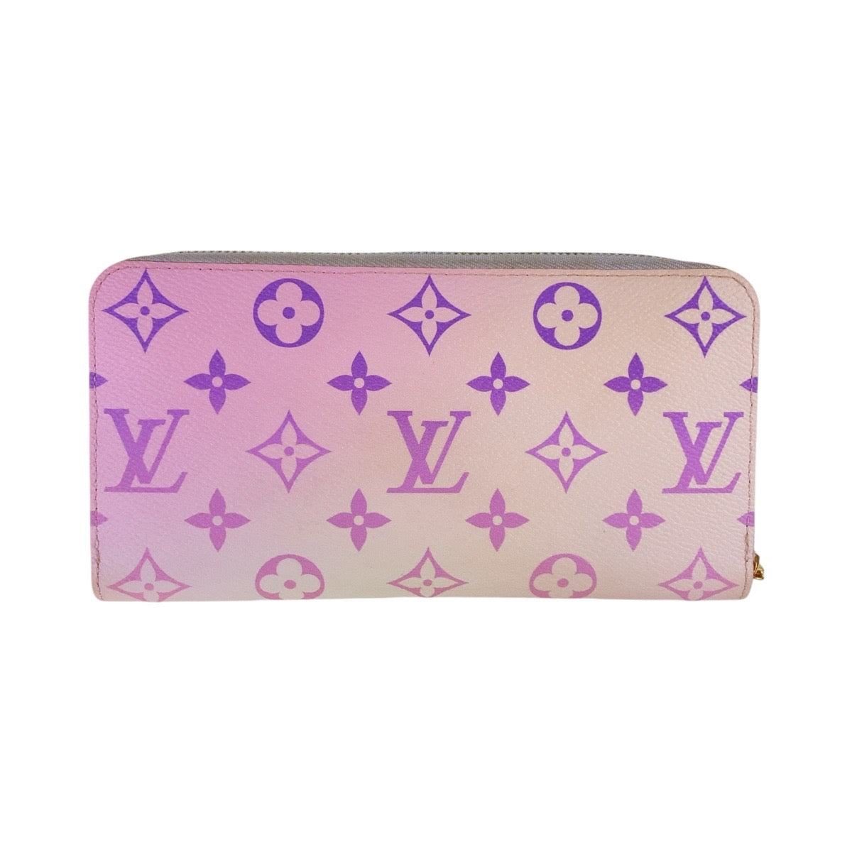 14746
LOUIS VUITTON ルイヴィトン モノグラム サンライズ ジッピーウォレット マルチカラー パステルピンク PVC M81340 長財布 ロングウォレット  レディース