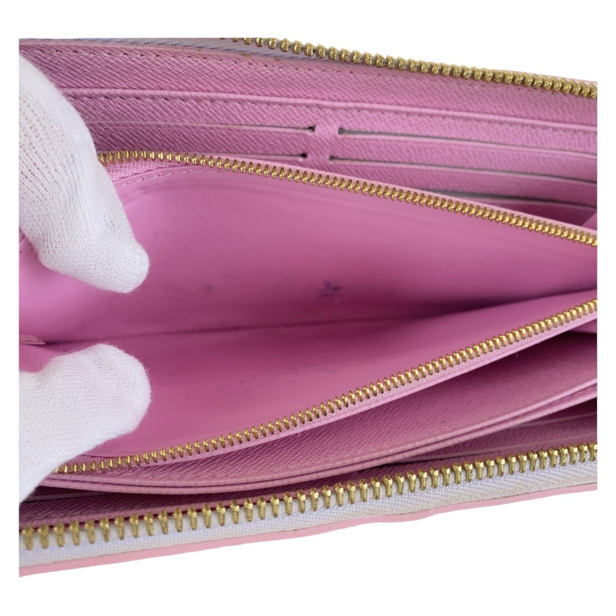 14746
LOUIS VUITTON ルイヴィトン モノグラム サンライズ ジッピーウォレット マルチカラー パステルピンク PVC M81340 長財布 ロングウォレット  レディース