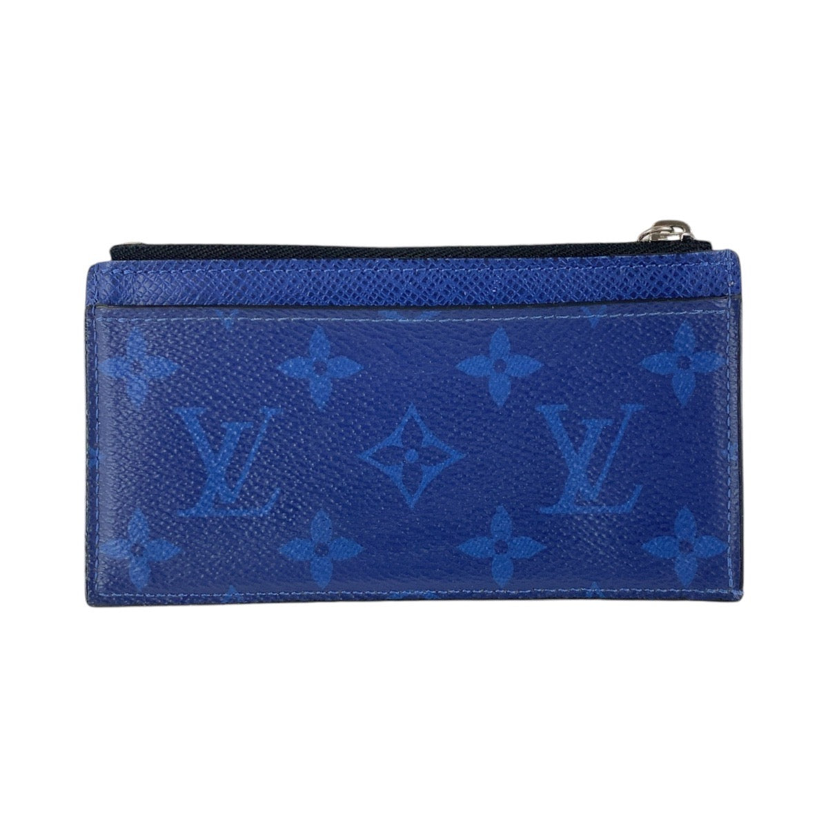 14748
LOUIS VUITTON ルイヴィトン タイガラマ モノグラム コインカードホルダー ブルー シルバー金具 PVC M30270 コインケース フラグメントケース  メンズ