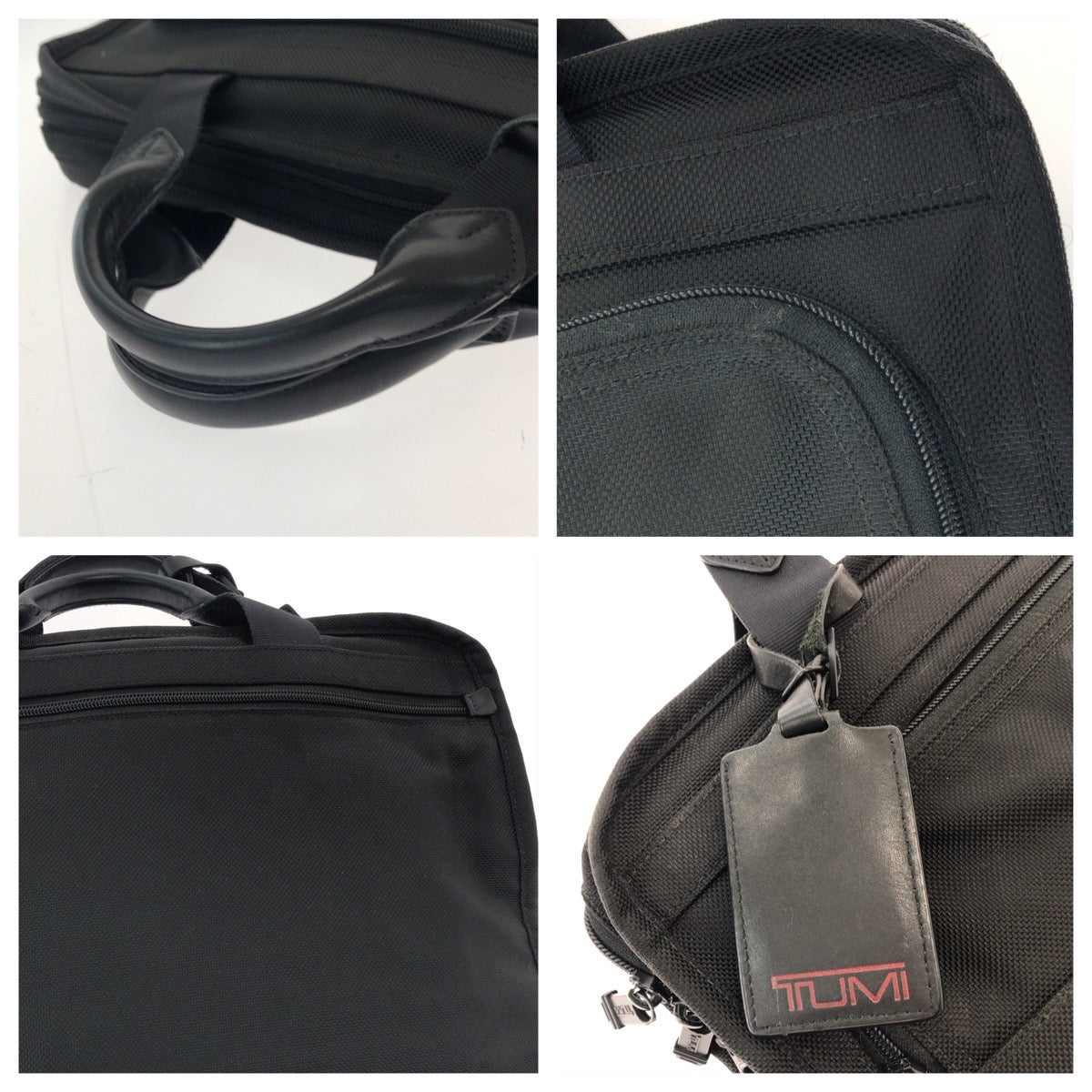 14749
TUMI トゥミ ブラック 黒 シルバー金具 ナイロン ショルダーバッグ ビジネスバッグ  メンズ