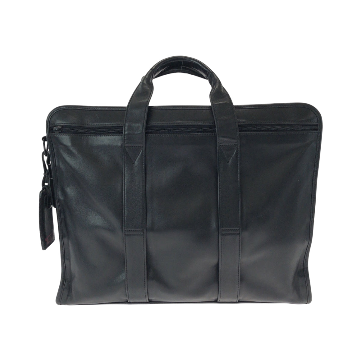 14750
TUMI トゥミ ブラック 黒 シルバー金具 レザー ショルダーバッグ ビジネスバッグ  メンズ