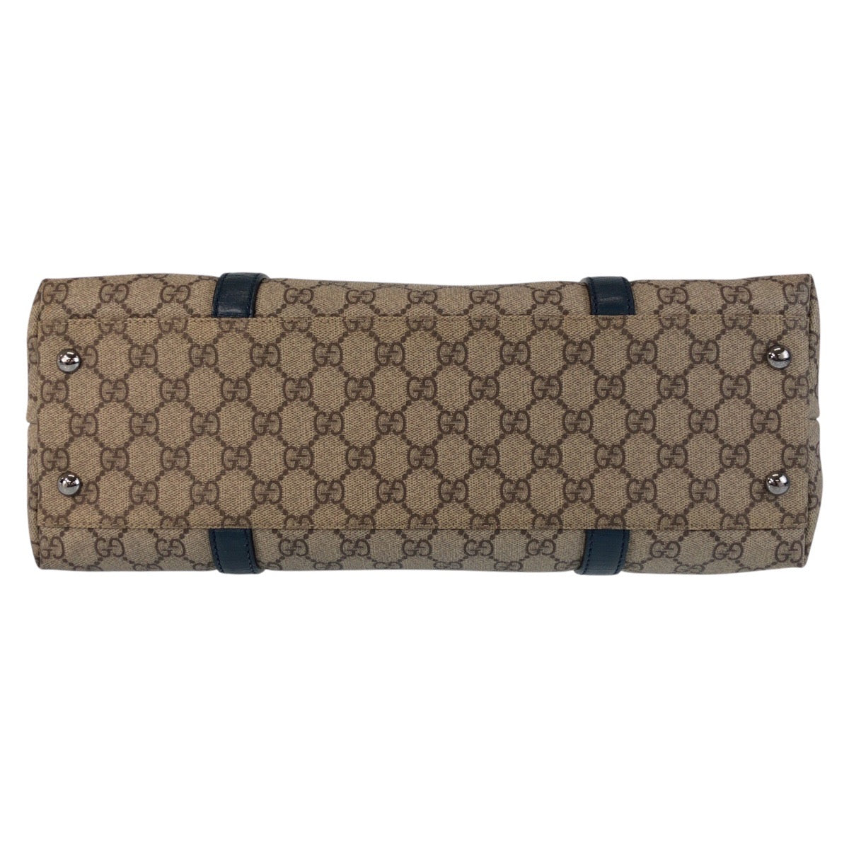 14752
GUCCI グッチ ブラウン シルバー金具 GGスプリームキャンバス / レザー 114595 トートバッグ ショルダーバッグ  レディース