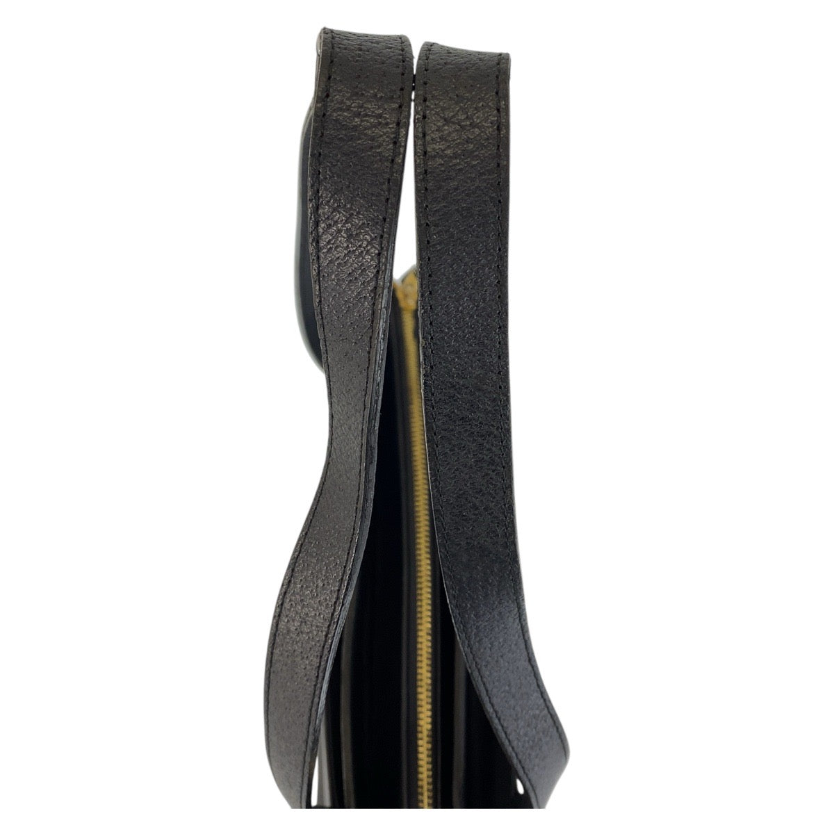 14761
YVES SAINT LAURENT イヴ サンローラン YSL ブラック 黒 ゴールド金具 レザー トートバッグ ショルダーバッグ  レディース