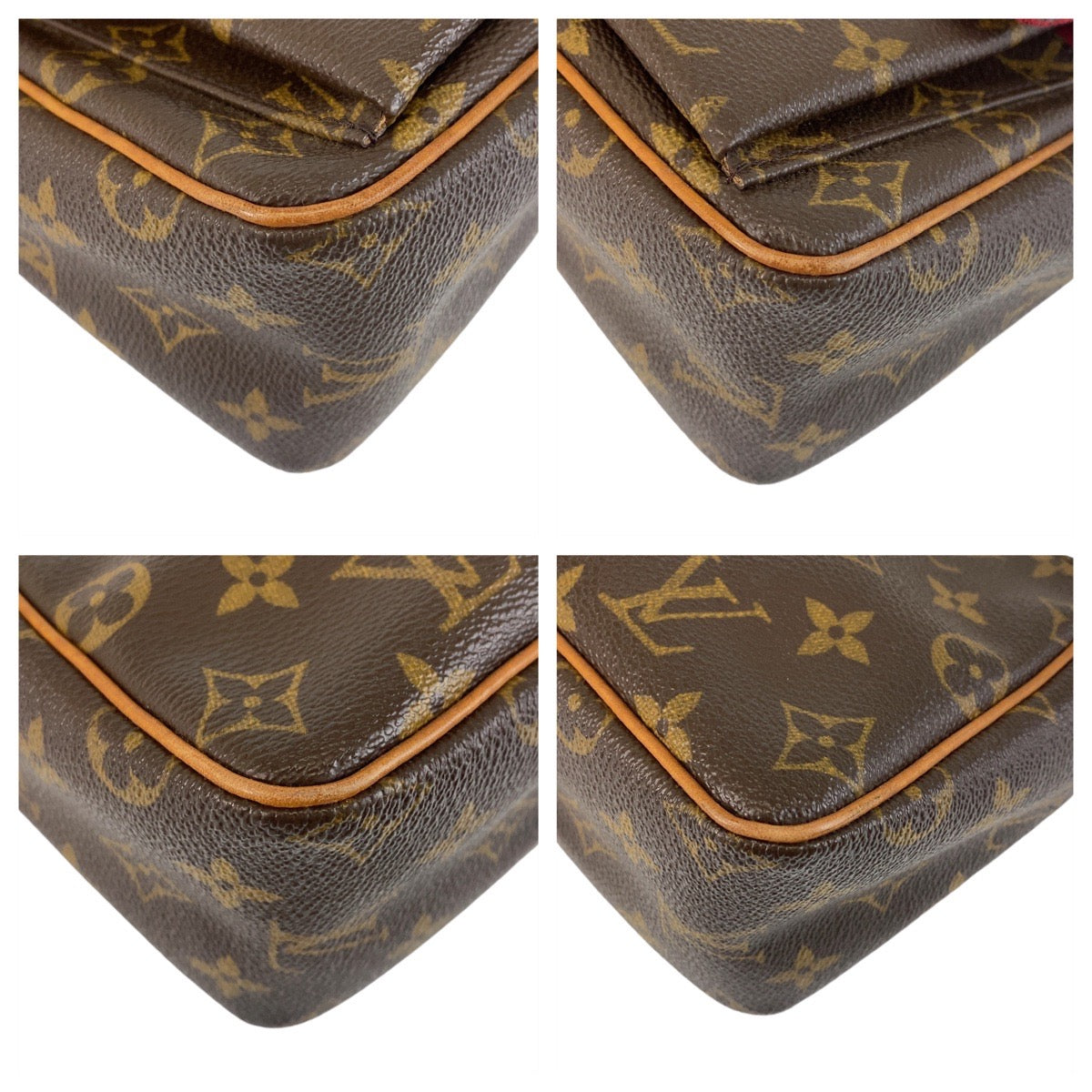 14766
LOUIS VUITTON ルイヴィトン モノグラム ヴィバシテPM ブラウン ゴールド金具 PVC / レザー M51165 斜め掛け ショルダーバッグ  レディース