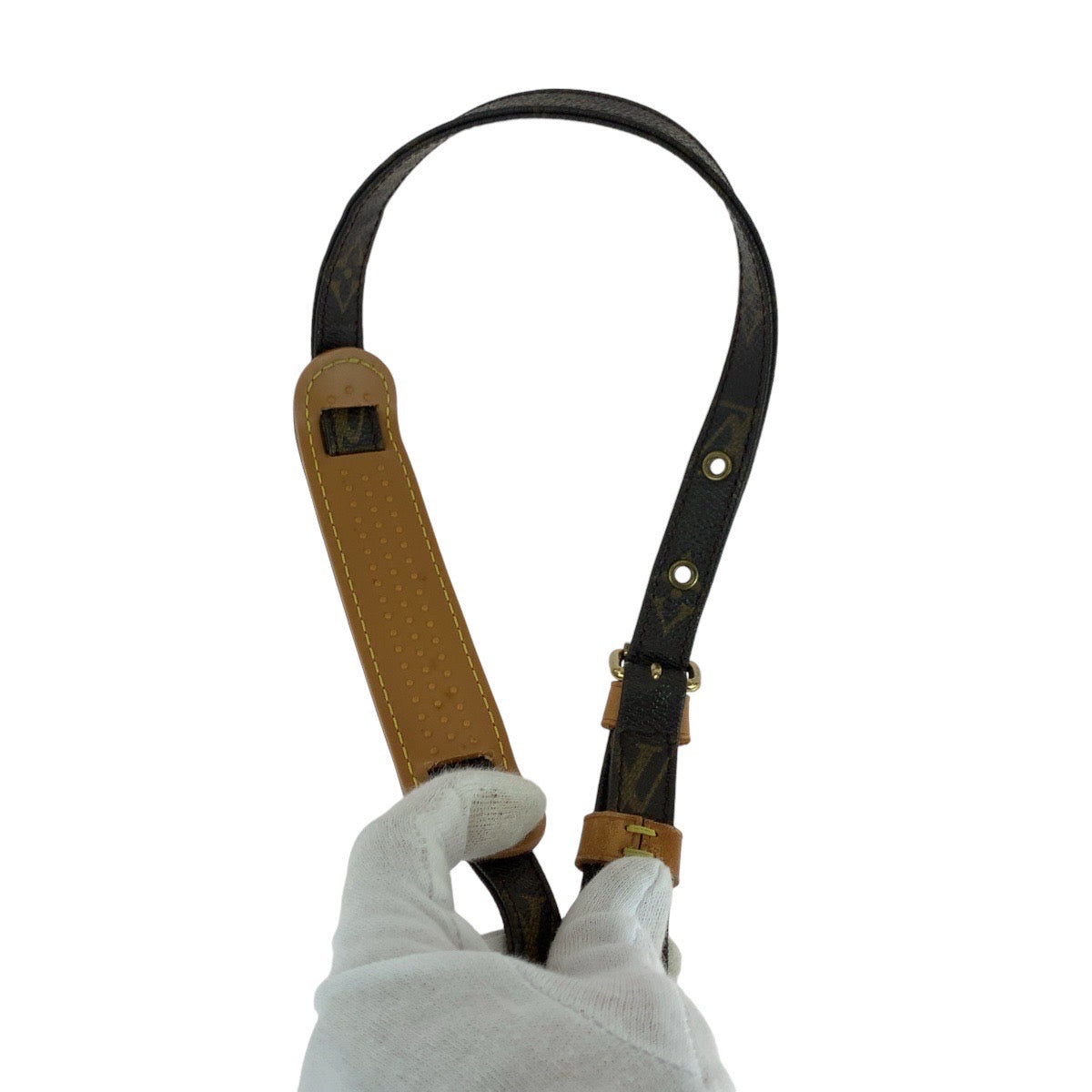 14767
LOUIS VUITTON ルイヴィトン モノグラム アマゾン ブラウン ゴールド金具 PVC / レザー M45236 ショルダーバッグ ポシェット  レディース