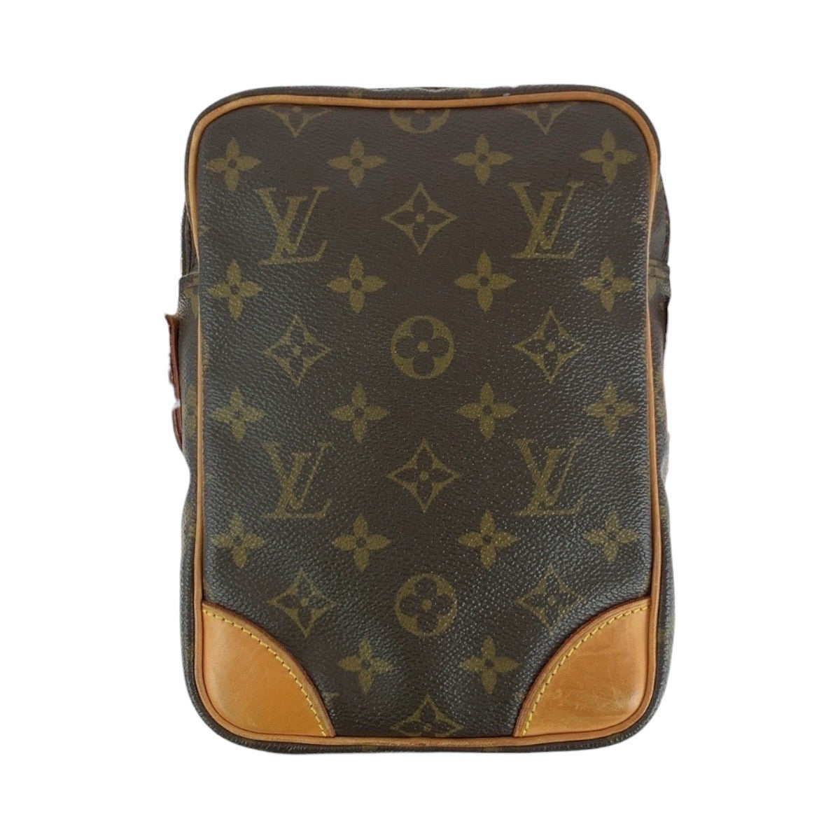 14767
LOUIS VUITTON ルイヴィトン モノグラム アマゾン ブラウン ゴールド金具 PVC / レザー M45236 ショルダーバッグ ポシェット  レディース