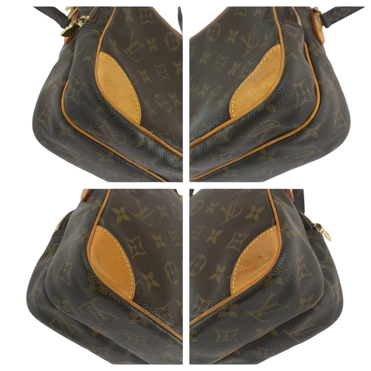 14767
LOUIS VUITTON ルイヴィトン モノグラム アマゾン ブラウン ゴールド金具 PVC / レザー M45236 ショルダーバッグ ポシェット  レディース