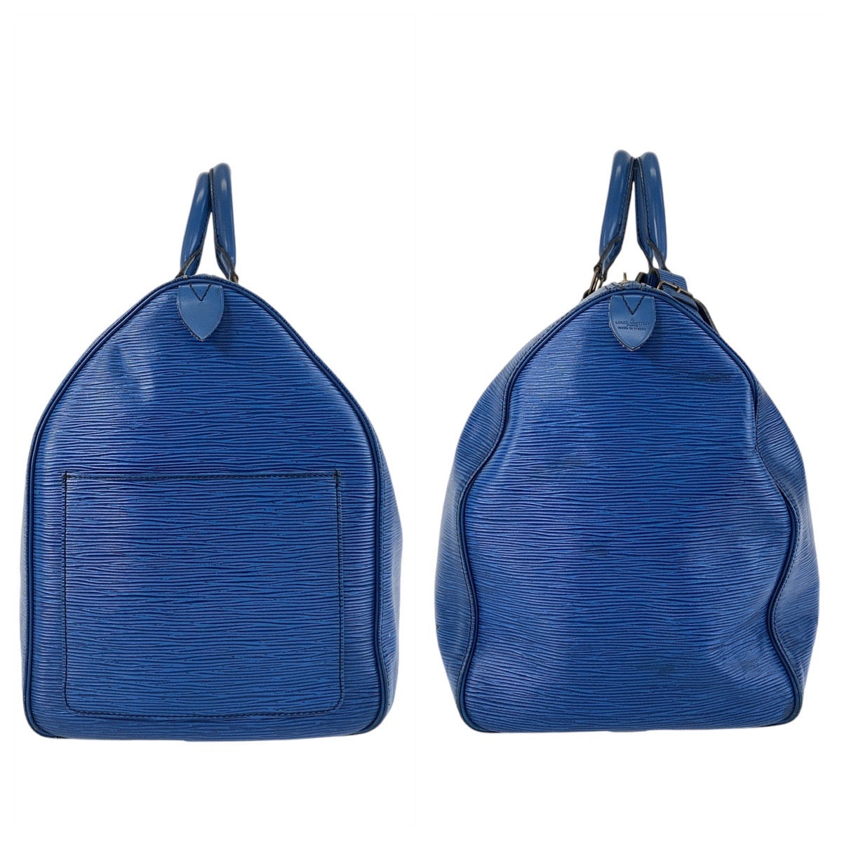 14769
LOUIS VUITTON ルイヴィトン エピ キーポル50 ブルー ゴールド金具 レザー M42965 ボストンバッグ ハンドバッグ 男女兼用  レディース