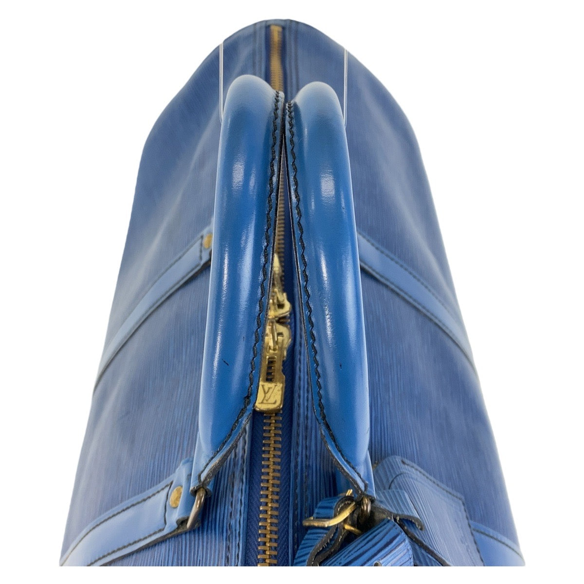 14769
LOUIS VUITTON ルイヴィトン エピ キーポル50 ブルー ゴールド金具 レザー M42965 ボストンバッグ ハンドバッグ 男女兼用  レディース