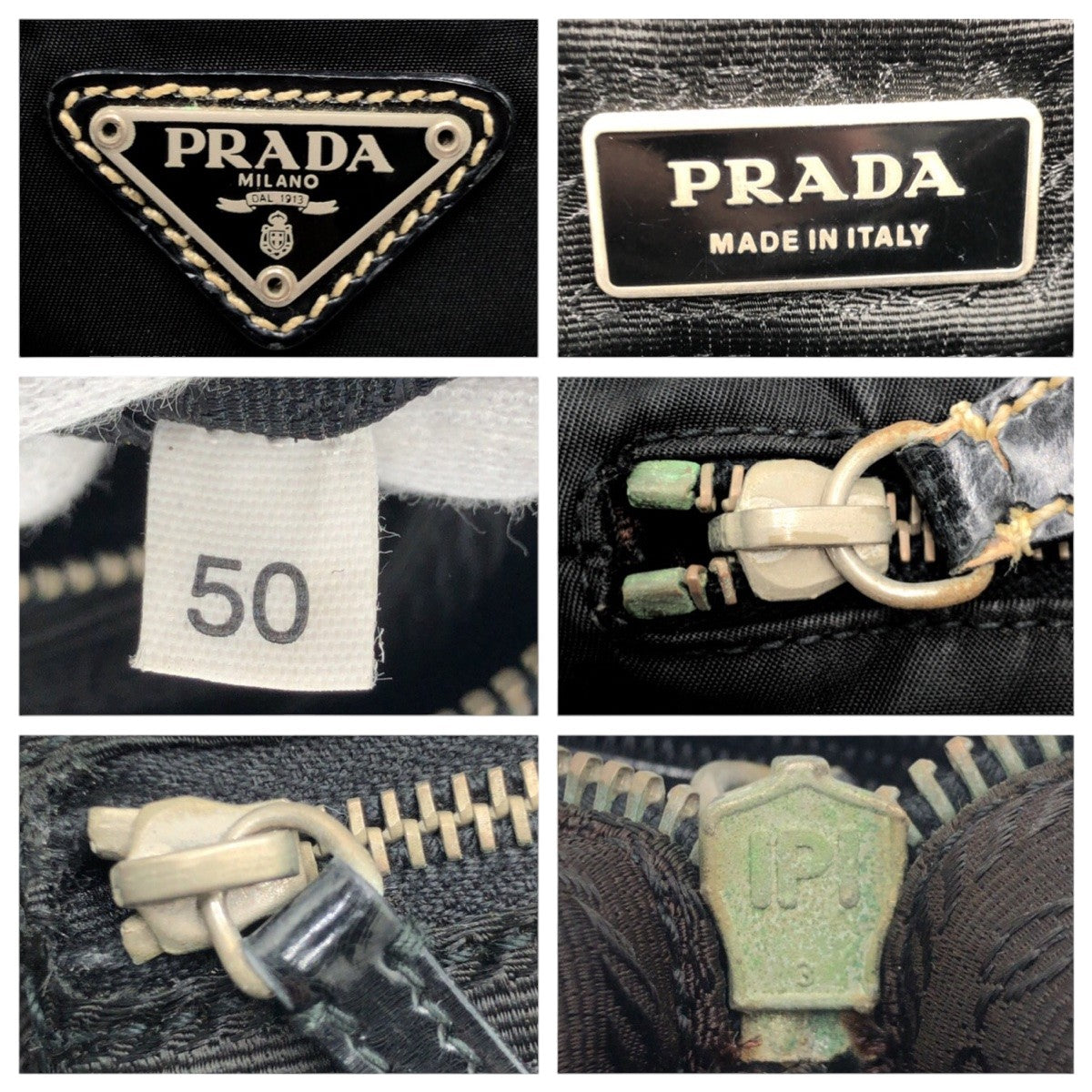 14770
PRADA プラダ テスート 三角ロゴ ブラック 黒 ナイロン ショルダーバッグ  レディース