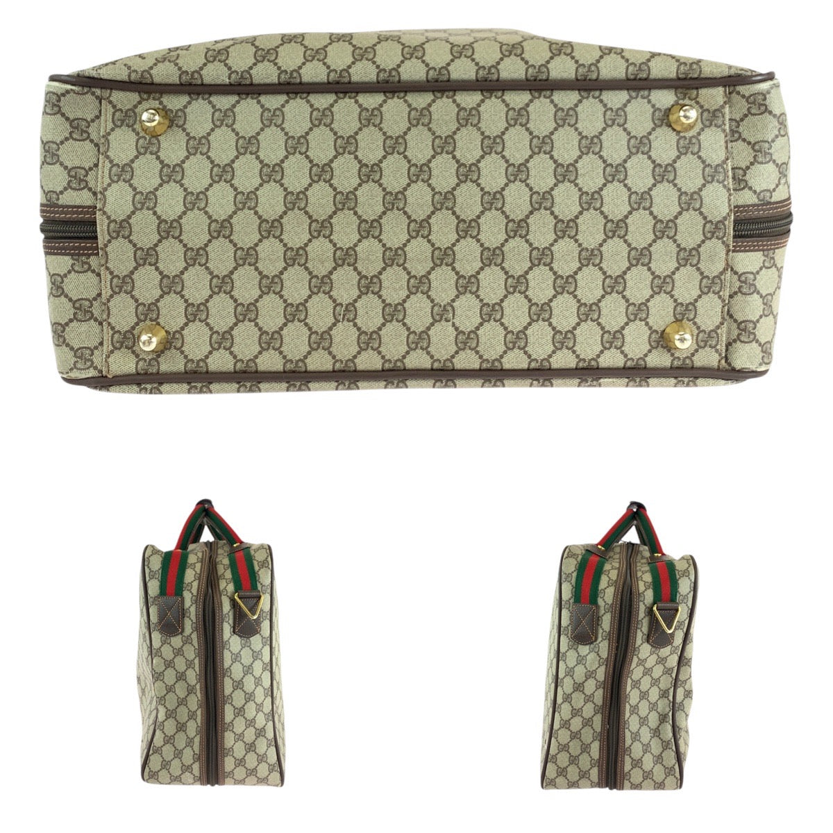 14775
GUCCI グッチ オールドグッチ シェリーライン インターロッキング ブラウン ゴールド金具 GGスプリームキャンバス / レザー 012 39 0063 ボストンバッグ ショルダーバッグ 2way  レディース