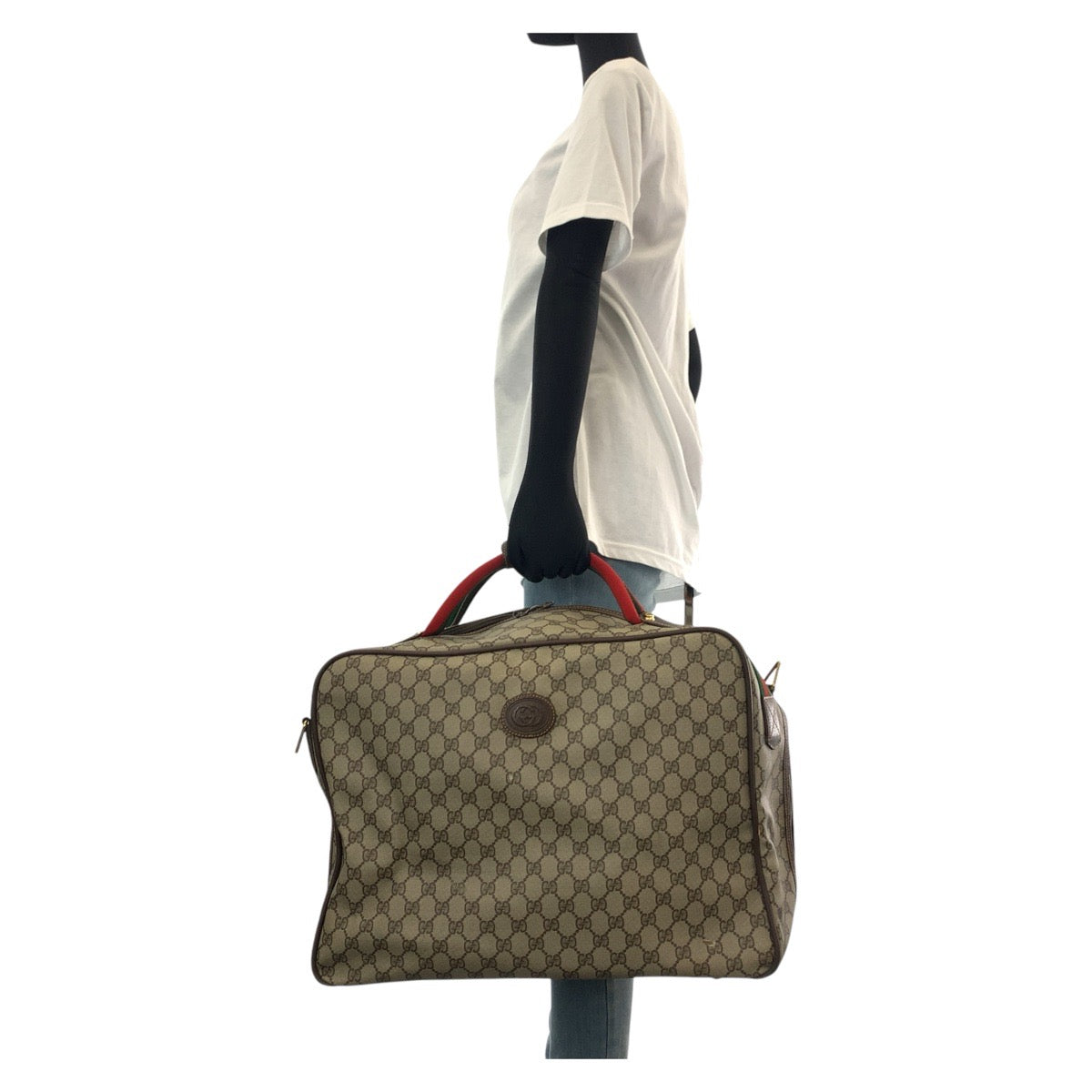 14775
GUCCI グッチ オールドグッチ シェリーライン インターロッキング ブラウン ゴールド金具 GGスプリームキャンバス / レザー 012 39 0063 ボストンバッグ ショルダーバッグ 2way  レディース