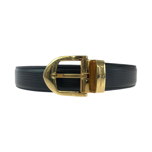 14776
LOUIS VUITTON ルイヴィトン エピ サンチュール 85cm/34inc ノワール ブラック 黒 ゴールド金具 エピレザー M6833Q ベルト バックル  メンズ