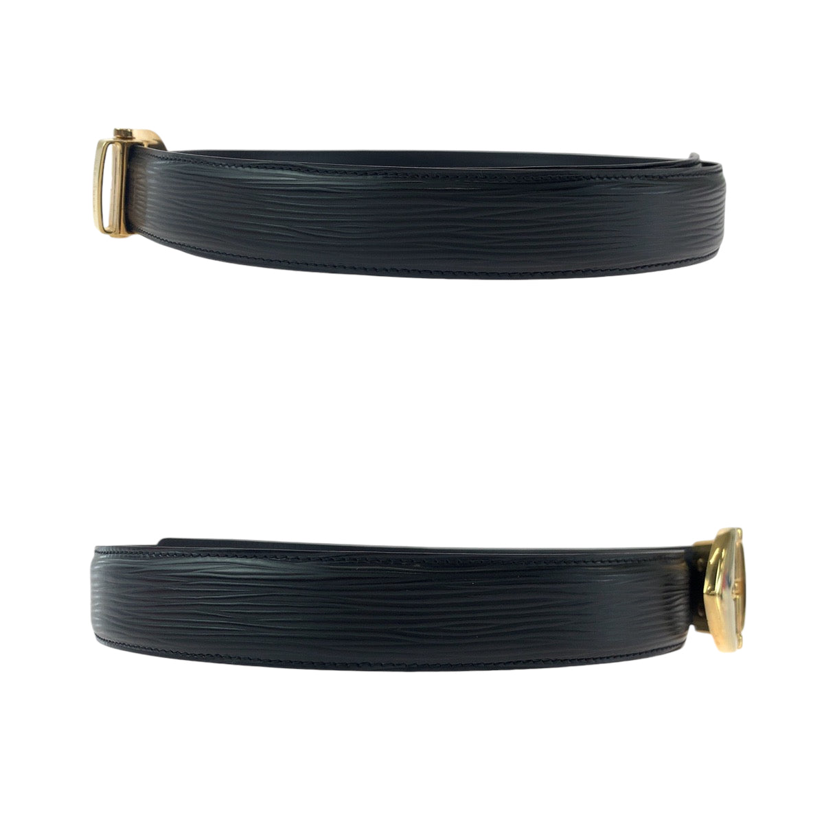 14776
LOUIS VUITTON ルイヴィトン エピ サンチュール 85cm/34inc ノワール ブラック 黒 ゴールド金具 エピレザー M6833Q ベルト バックル  メンズ