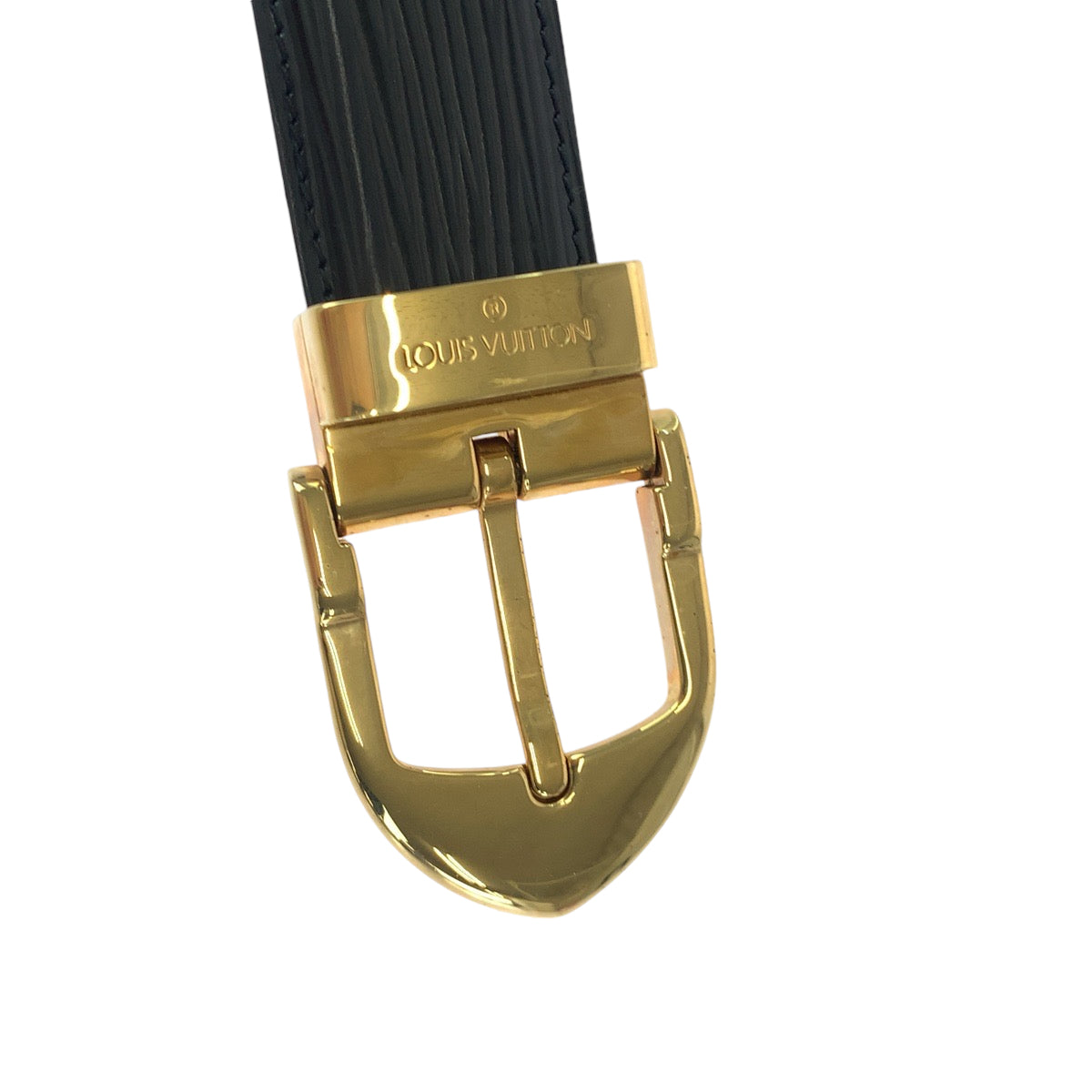 14776
LOUIS VUITTON ルイヴィトン エピ サンチュール 85cm/34inc ノワール ブラック 黒 ゴールド金具 エピレザー M6833Q ベルト バックル  メンズ