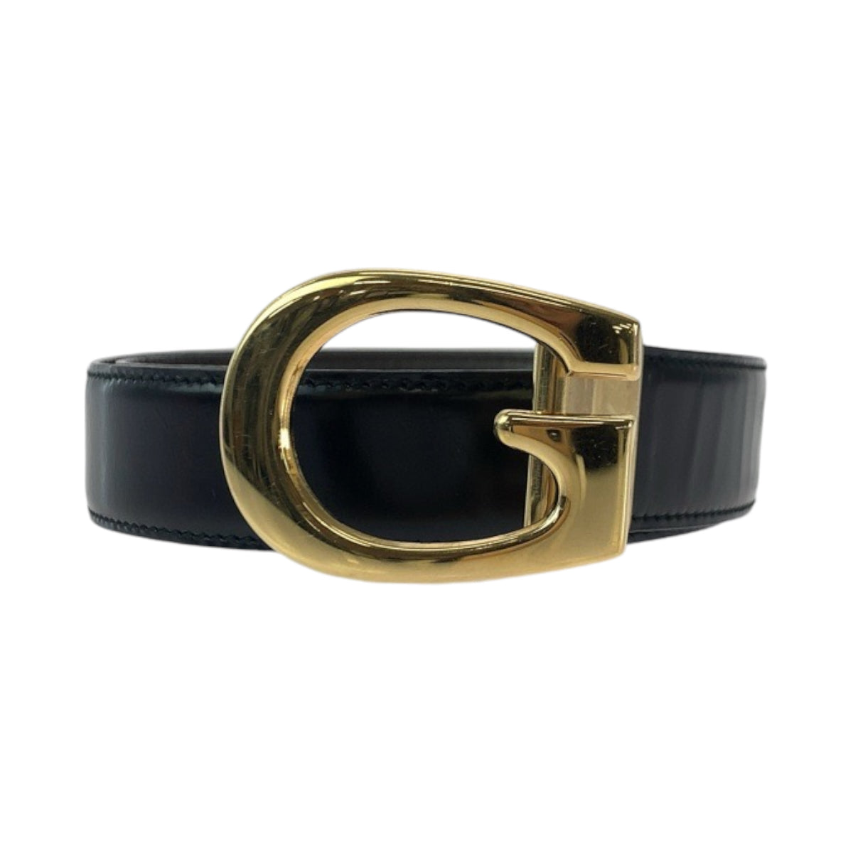 14777
GUCCI グッチ Gバックル 65cm/26inc ブラック ブラウン ゴールド金具 レザー 036 1766 ベルト リバーシブル  レディース