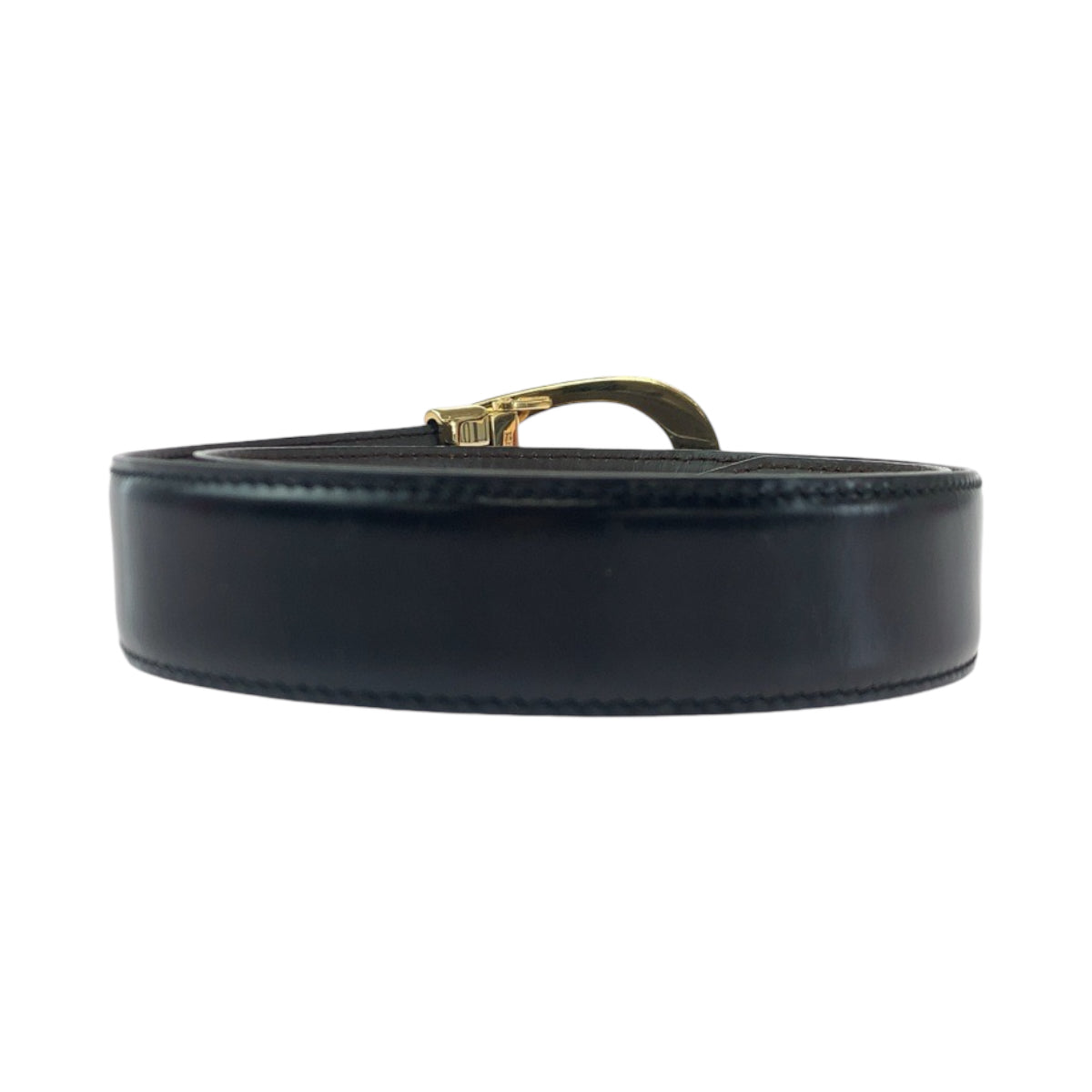 14777
GUCCI グッチ Gバックル 65cm/26inc ブラック ブラウン ゴールド金具 レザー 036 1766 ベルト リバーシブル  レディース