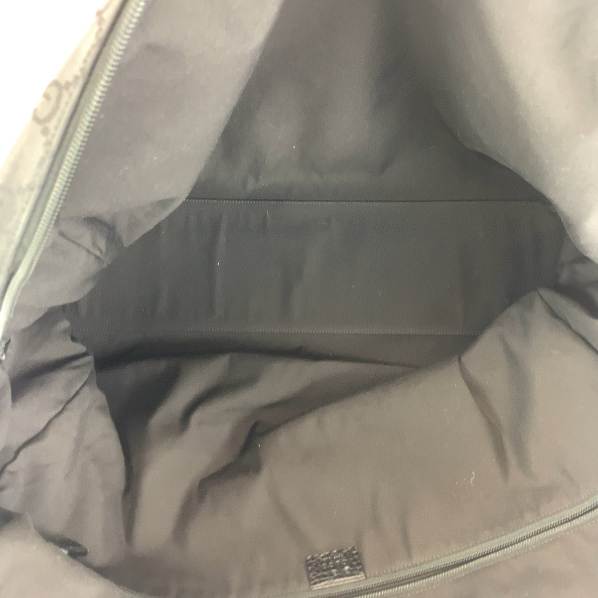 14778
GUCCI グッチ GG柄 ブラック 黒 シルバー金具 ナイロン / レザー 195356 ボストンバッグ 男女兼用  レディース