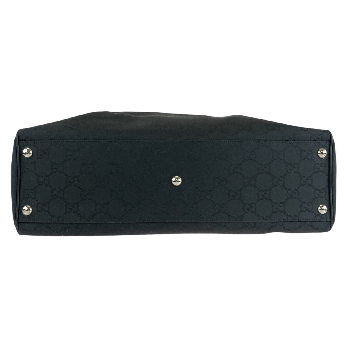 14778
GUCCI グッチ GG柄 ブラック 黒 シルバー金具 ナイロン / レザー 195356 ボストンバッグ 男女兼用  レディース