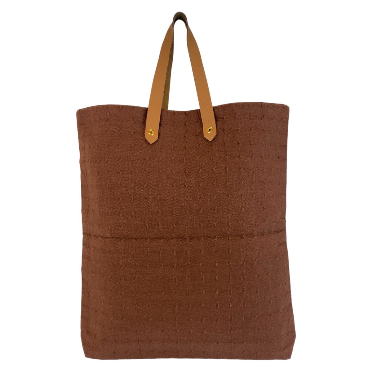 14779
HERMES エルメス アメダバ ブラウン ゴールド金具 キャンバス / レザー トートバッグ  レディース