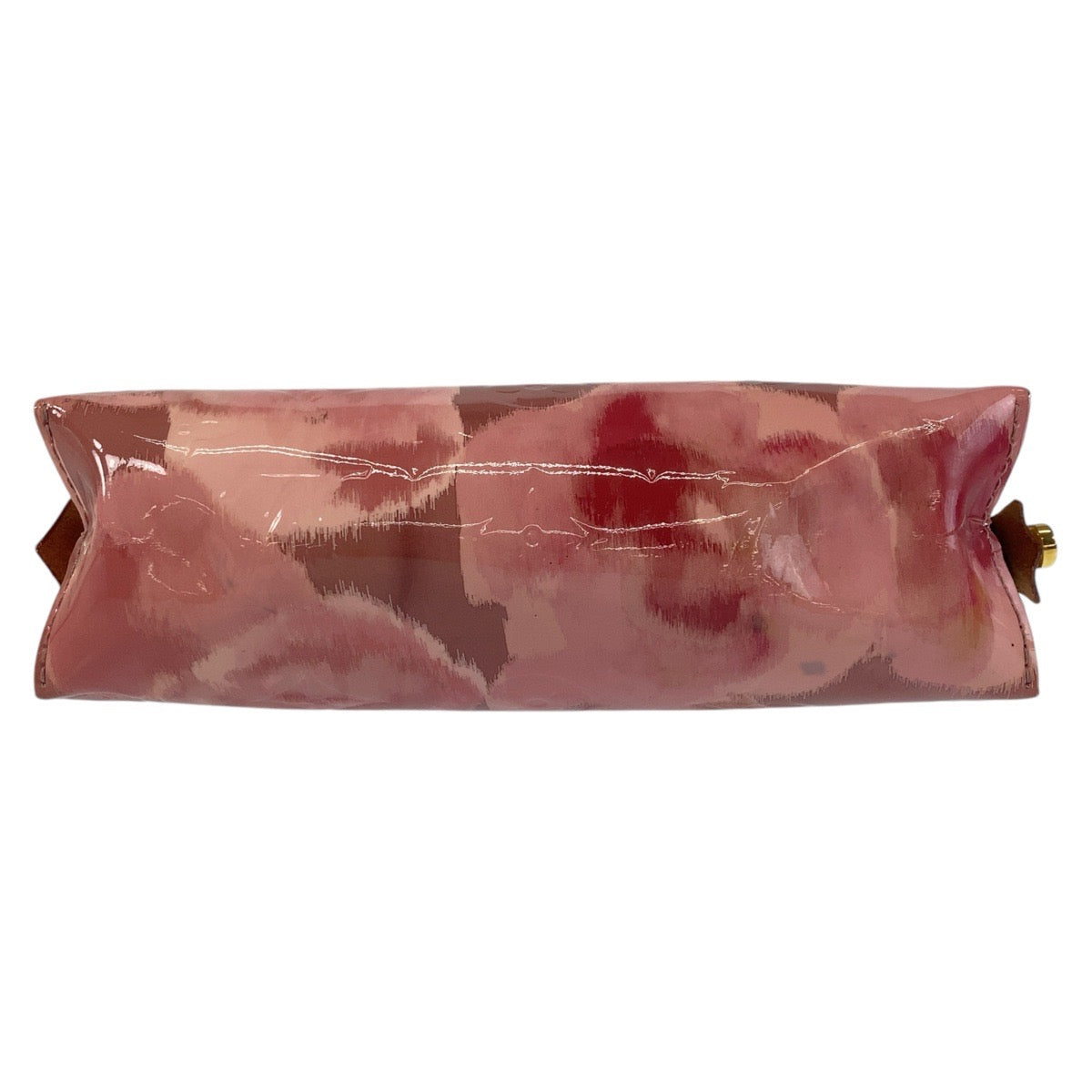 14786
LOUIS VUITTON ルイヴィトン ヴェルニ イカットフラワー ポシェット コスメティック ローズヴェルール ピンク ゴールド金具 パテントレザー M90046 ポーチ  レディース