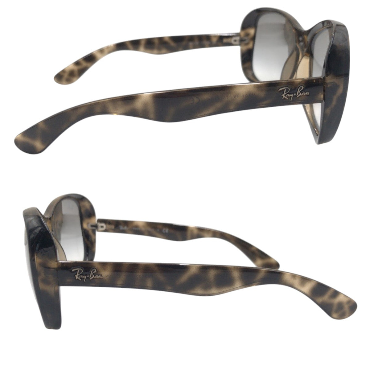 14789
Ray-Ban レイバン ブラウン プラスチック RB4139 731/8E 2N サングラス バタフライ  レディース