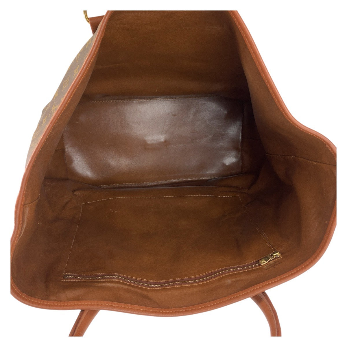 14813
LOUIS VUITTON ルイヴィトン モノグラム サックウィークエンドGM ブラウン ゴールド金具 PVC / レザー M42420 トートバッグ  メンズ