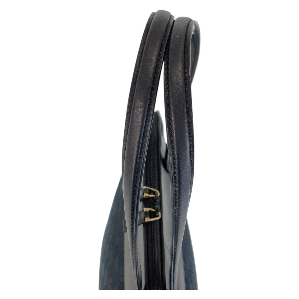 14814
GUCCI グッチ ブラック 黒 ゴールド金具 GGキャンバス / レザー 002 1122 トートバッグ ショルダーバッグ  レディース ABP21
