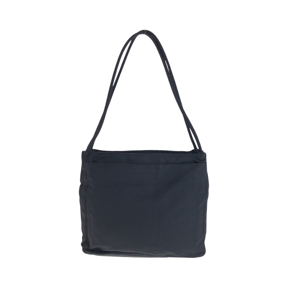 14820
PRADA プラダ テスート 三角ロゴプレート ブラック 黒 シルバー金具 ナイロン トートバッグ ショルダーバッグ  レディース ABP18