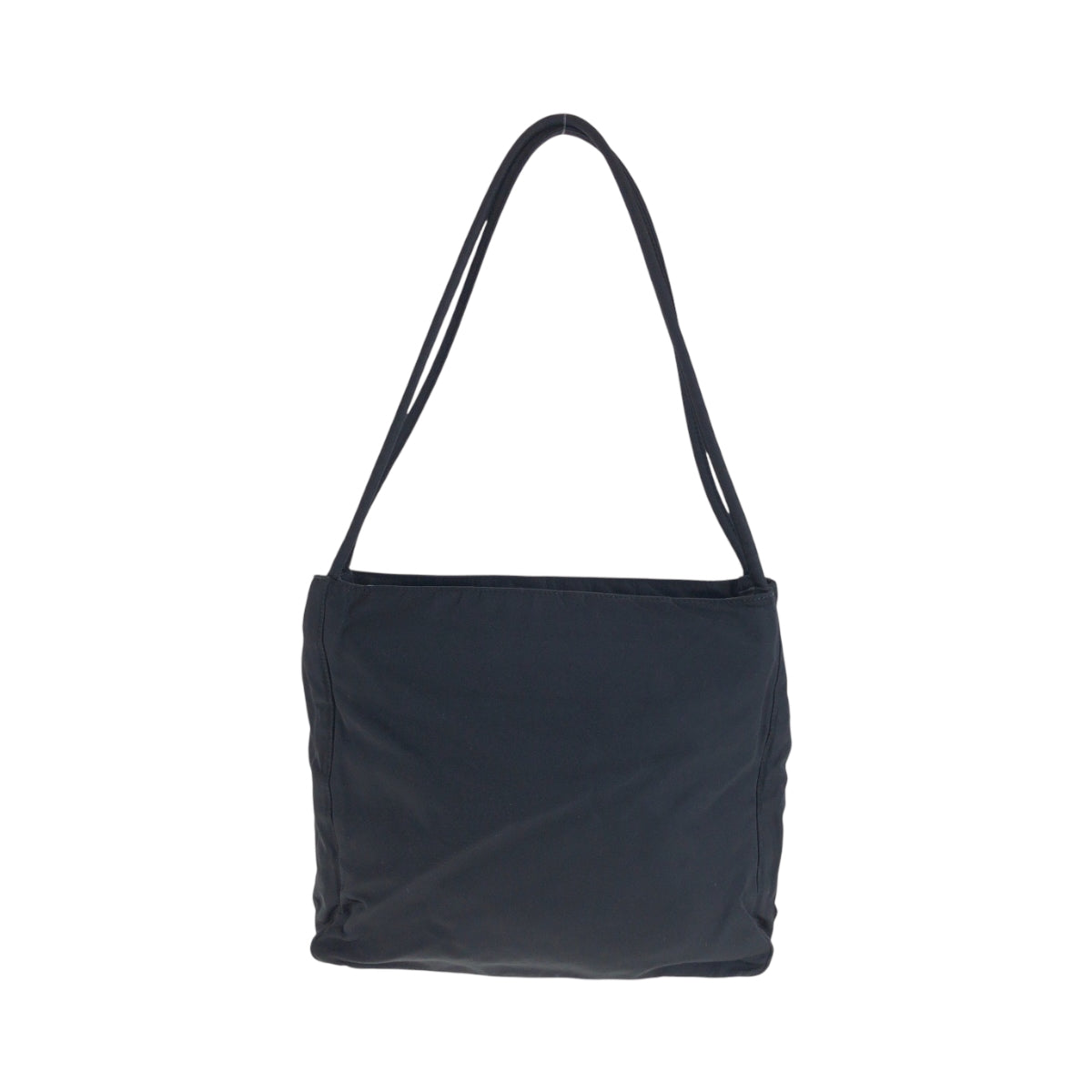 14820
PRADA プラダ テスート 三角ロゴプレート ブラック 黒 シルバー金具 ナイロン トートバッグ ショルダーバッグ  レディース ABP18