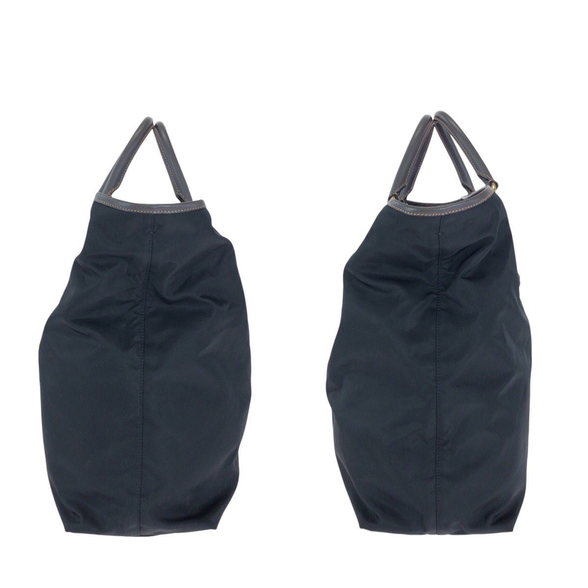 14825
PRADA プラダ テスート サフィアーノ ブラック ゴールド金具 ナイロン / レザー トートバッグ ショルダーバッグ 2way  メンズ A46