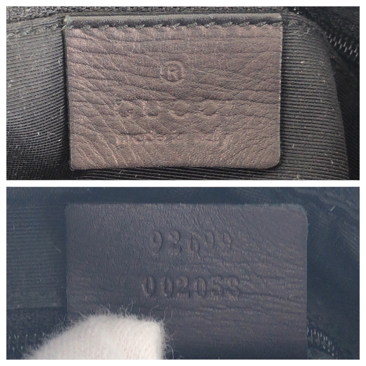 14827
GUCCI グッチ ブラック 黒 ゴールド金具 GGキャンバス / レザー 92699 ショルダーバッグ ハンドバッグ  レディース
