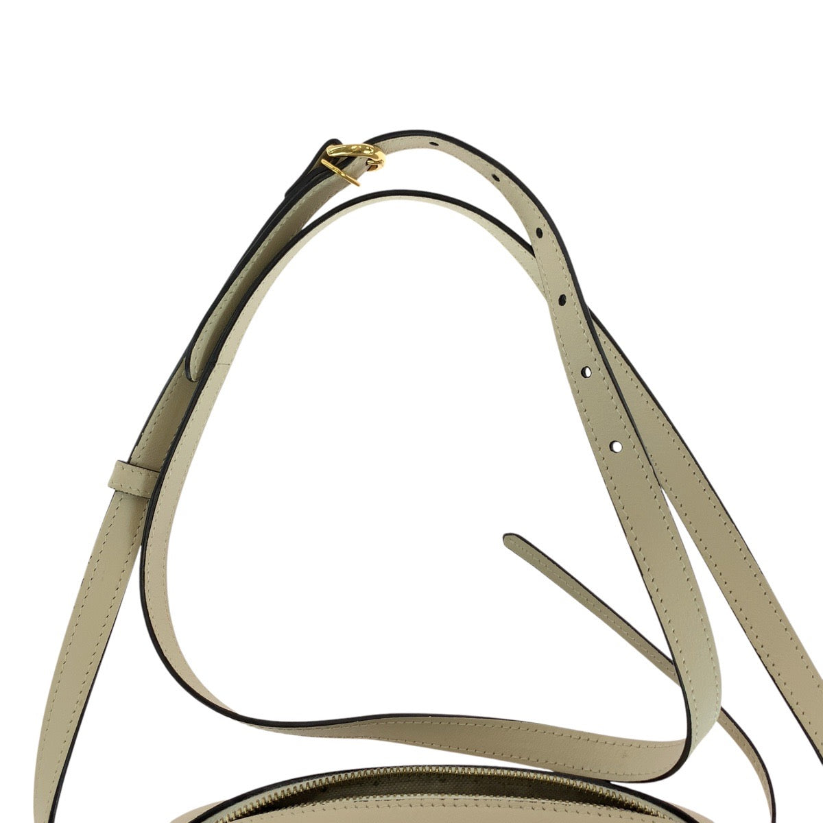 14828
 
GUCCI GG Star White Cream Gold Hardware Leather 675776 Shoulder Bag Camera Bag Women's