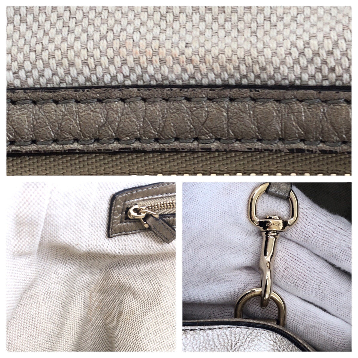 14829
GUCCI グッチ ソーホー ゴールド ゴールド金具 レザー 282309 トートバッグ ショルダーバッグ  レディース