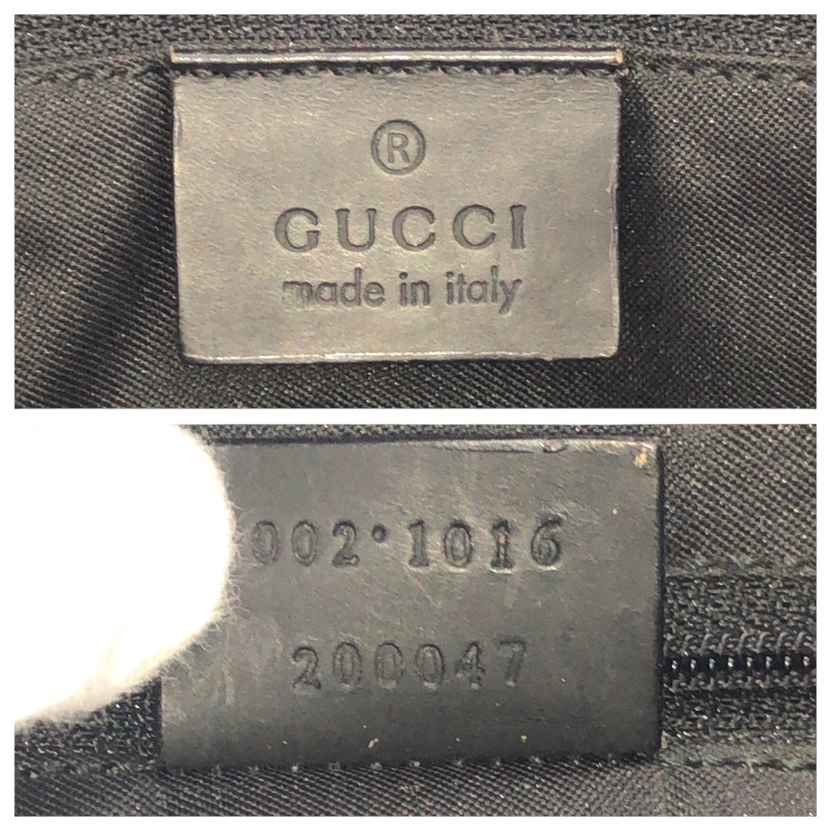 14830
GUCCI グッチ バンブー ブラック 黒 シルバー金具 GGキャンバス 002 1016 トートバッグ ショルダーバッグ  レディース A23