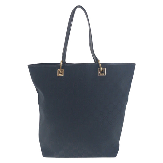 14831
GUCCI グッチ ブラック 黒 ゴールド金具 GGキャンバス 002 1098 トートバッグ ショルダーバッグ  レディース A23