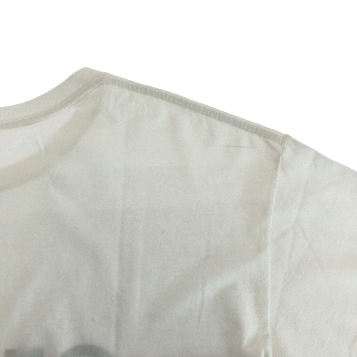 14844
CELINE セリーヌ ロゴ ラインストーン サイズL ホワイト ブラック コットン 2X47F671Q 半袖Tシャツ カットソー  メンズ A41