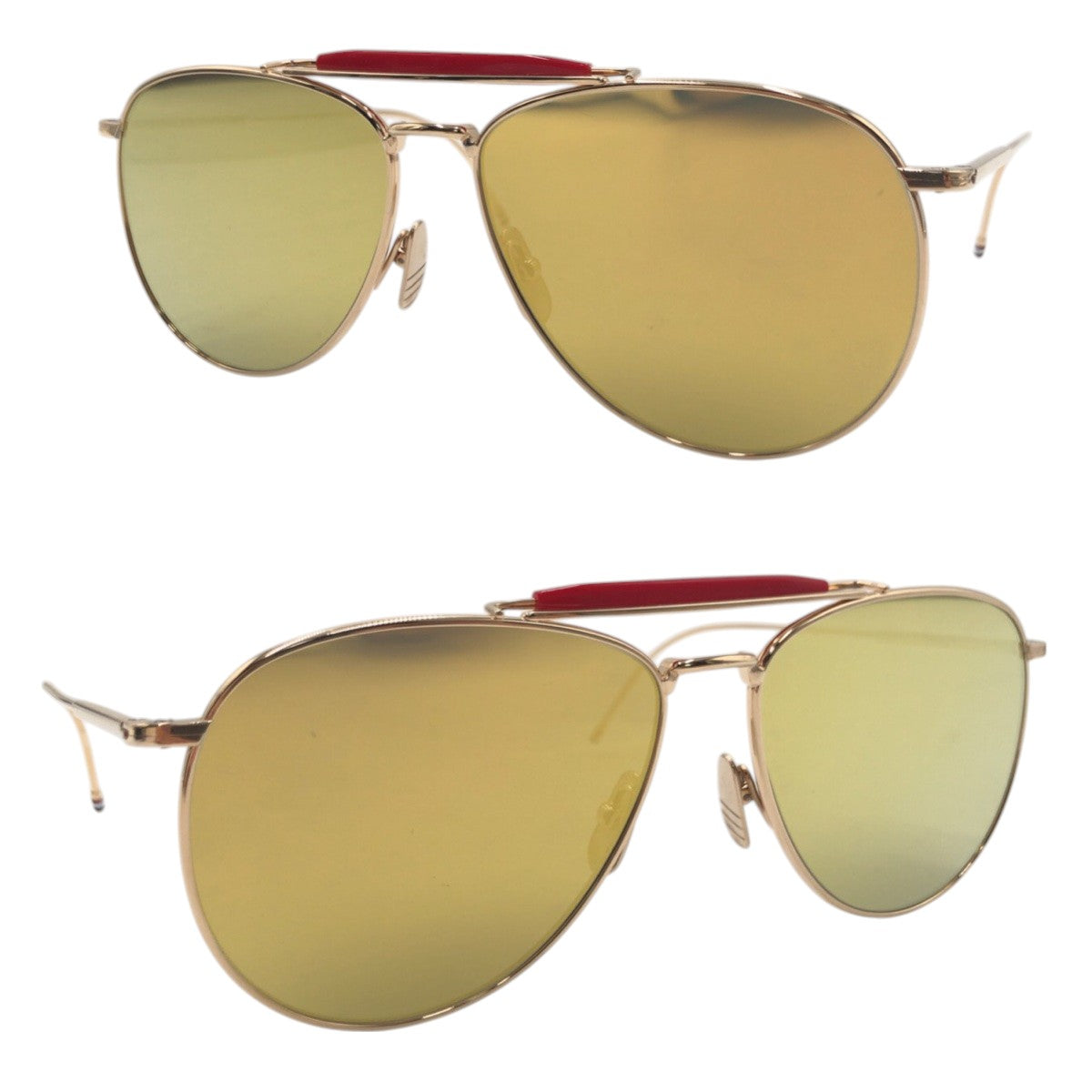 14852
THOM BROWNE トムブラウン ティアドロップ ゴールド メタル TB 015 LTD GLD 62 6215 144 サングラス ティアドロップ  メンズ
